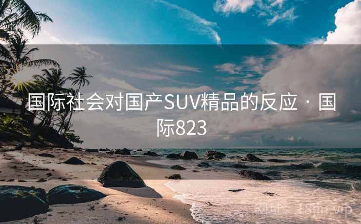 国际社会对国产SUV精品的反应 · 国际823 国际社会对国产SUV精品的反应 · 国际823
